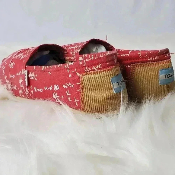 RARE TOMS Red Math EquationFlats - 6.5 - Picture 8 of 9